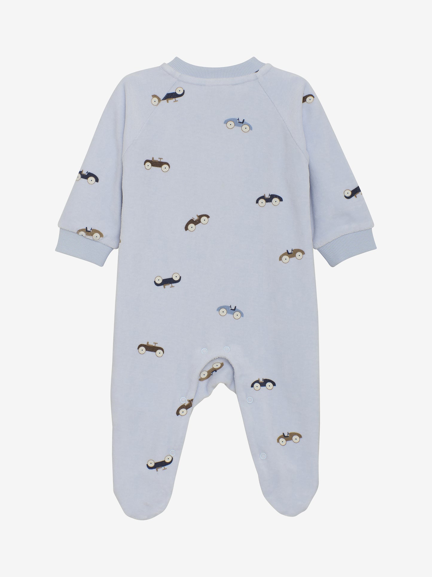 Romper LS Velour - Arctic Ice
