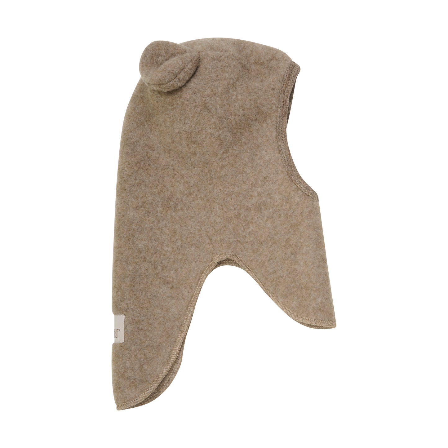 Balaclava Ears Wool Fleece - Savannah Melange