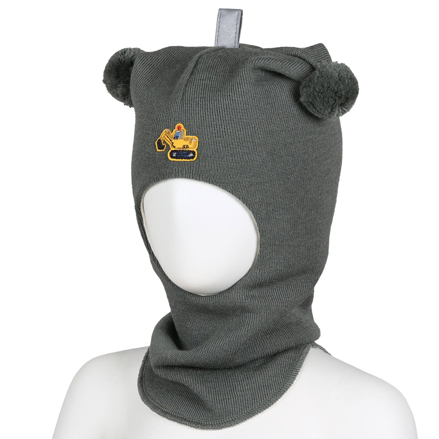 Kivat Balaclava Ull - Digger Green