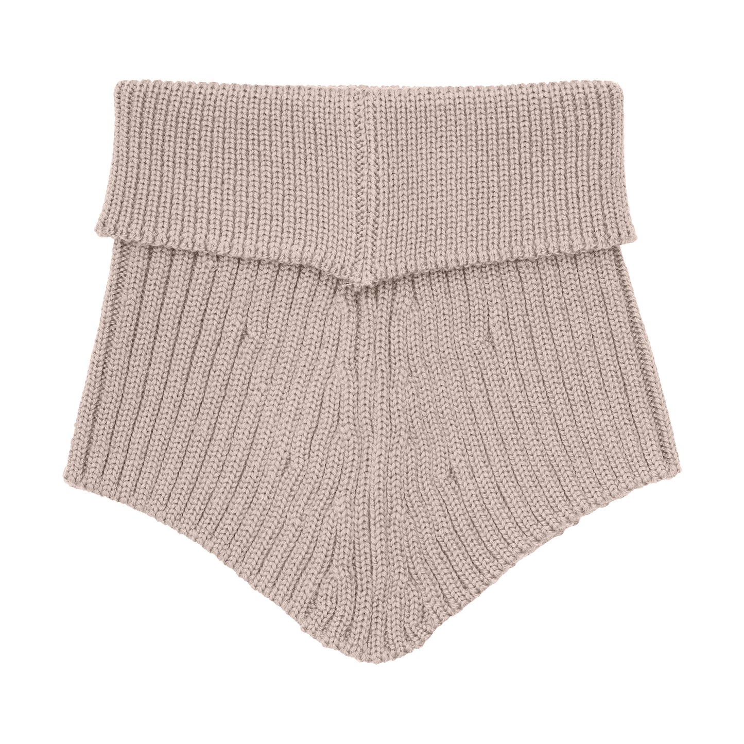 Neck Warmer Wool Knit - Camel Melange