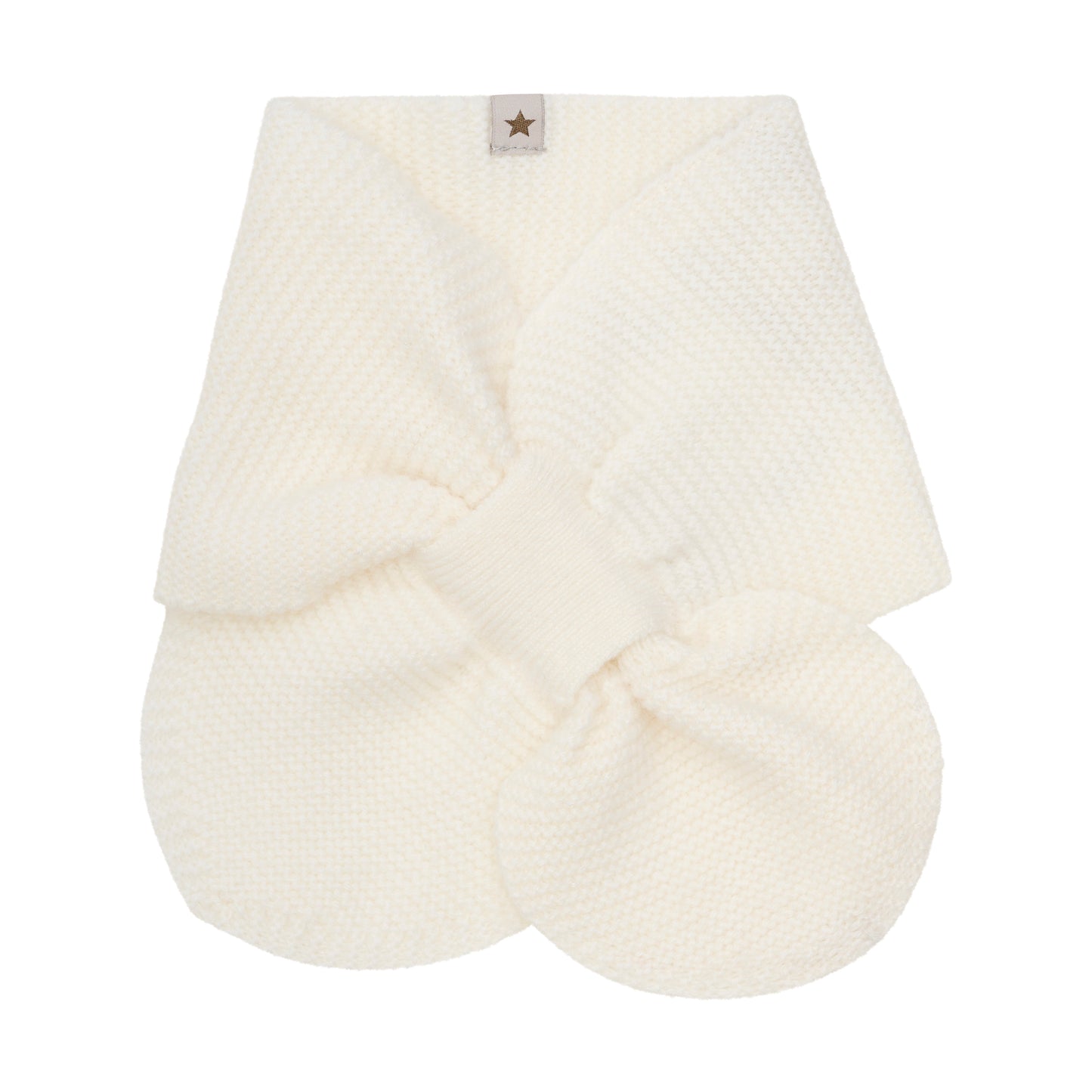 Neck Warmer Wool Knit - Off White