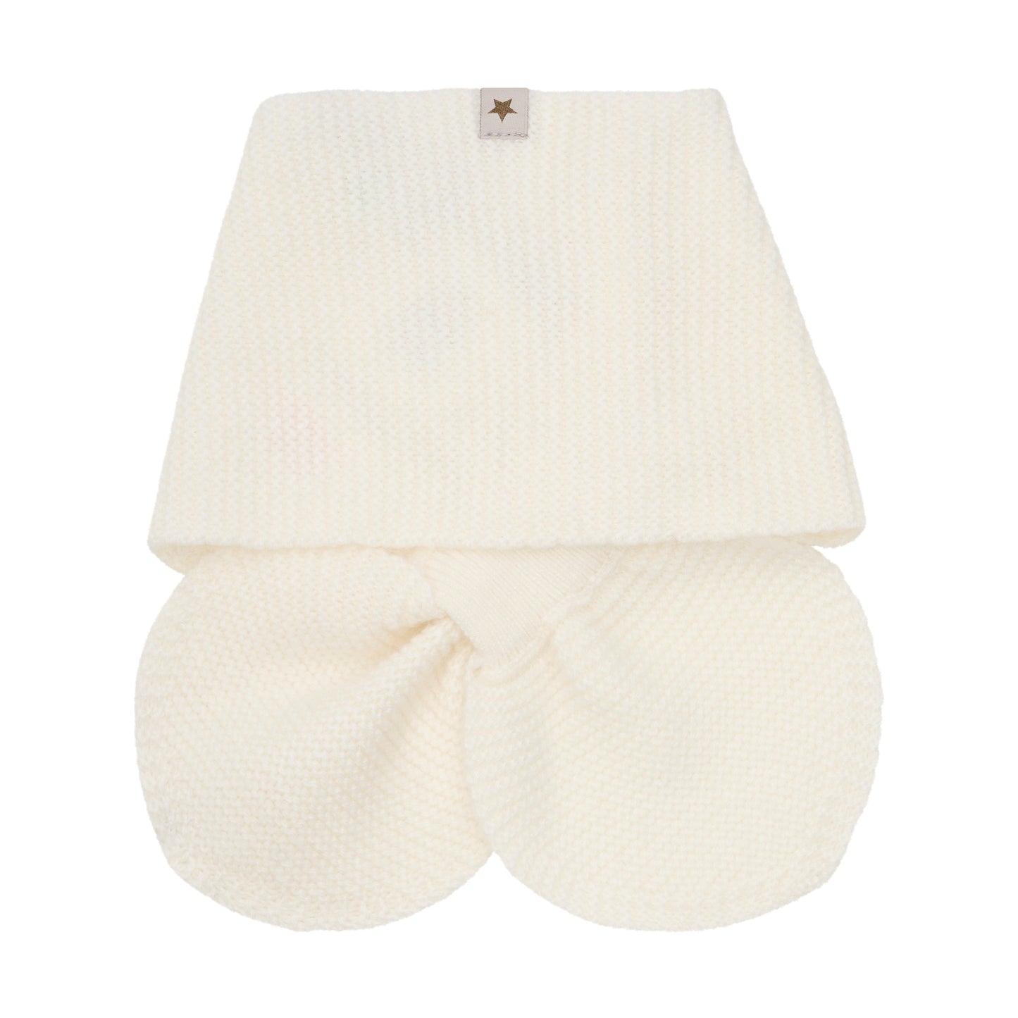 Neck Warmer Wool Knit - Off White