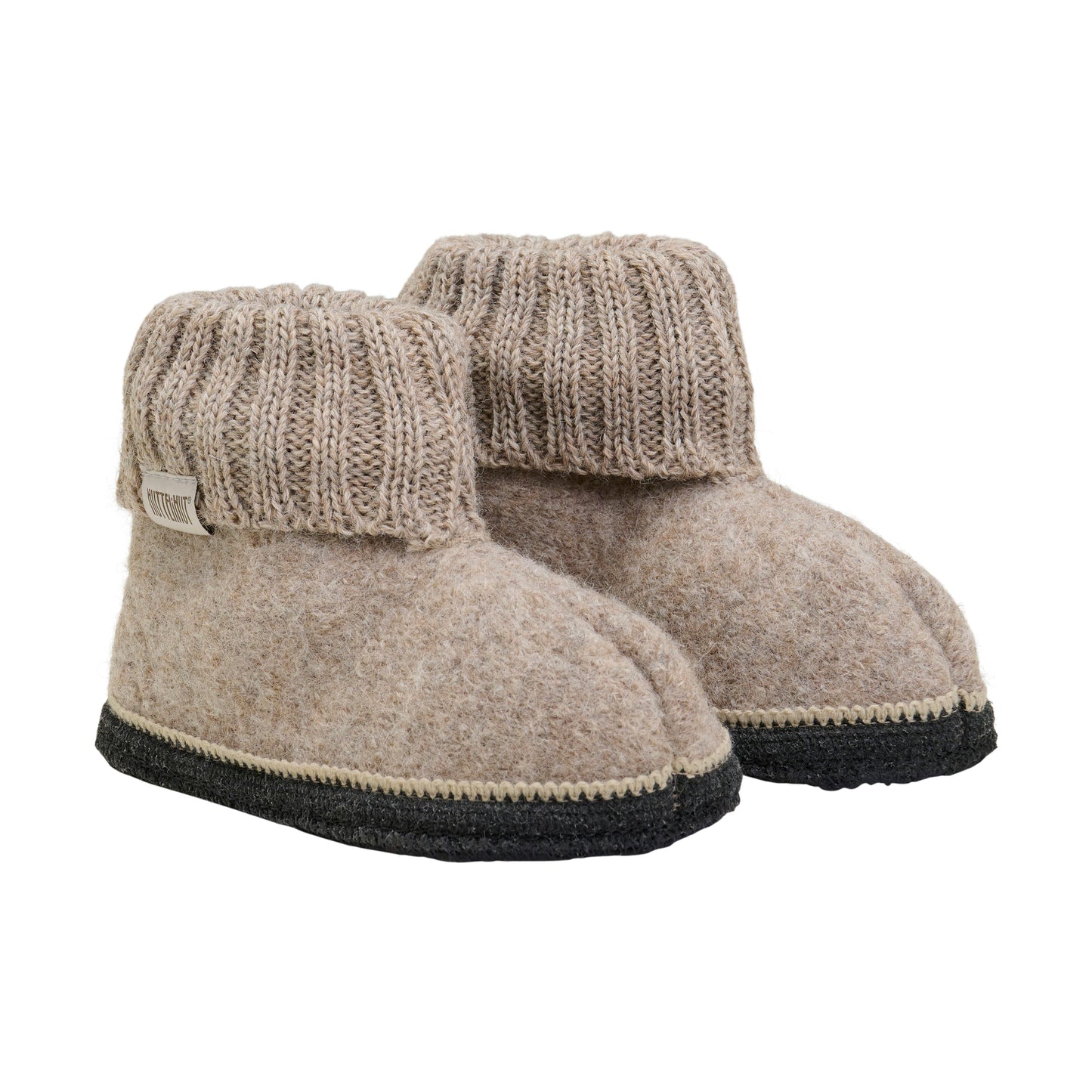 Slippers Wool - Camel Melange