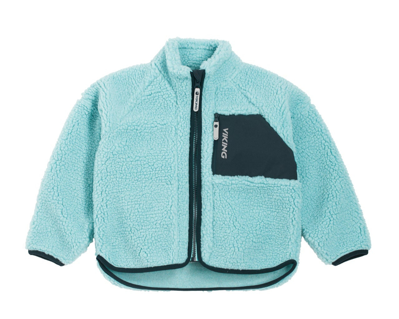 Playtime Pile Midlayer Jacket - Aqua