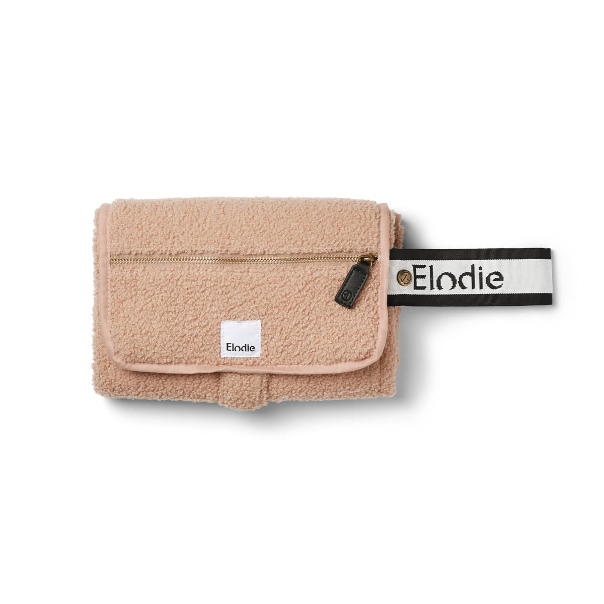 Bærebar stellematte - Pink Bouclé