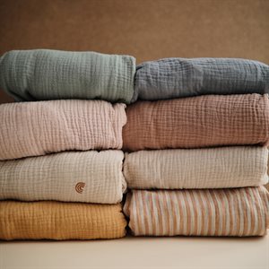 Mushie laken 40x90cm - Roman Green