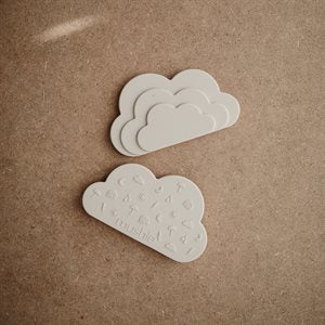 Mushie biteleke Cloud - Gray