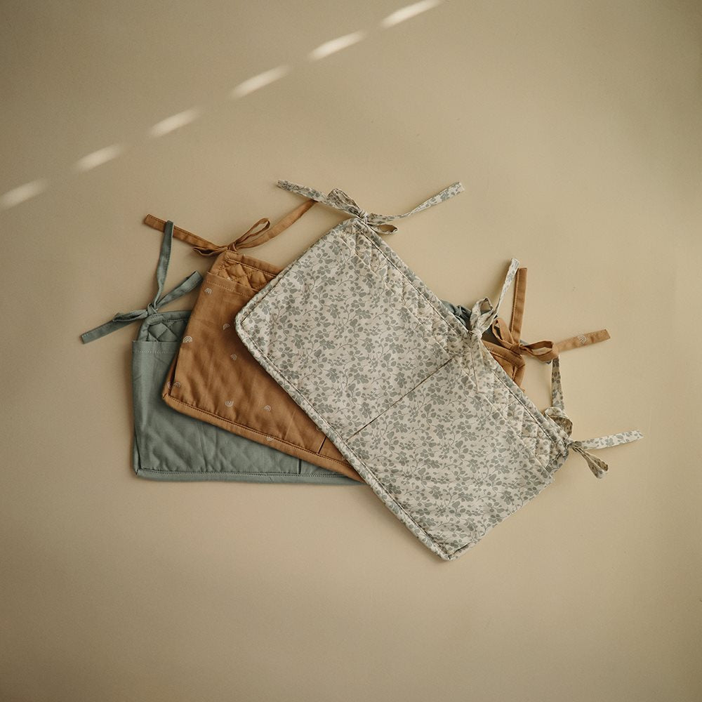 Mushie Crib Storage - Roman Green