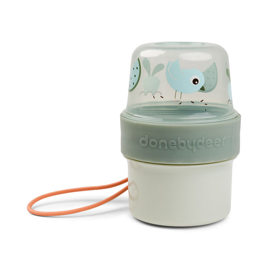 To go 2-way snackbeholder Birdee, Grønn