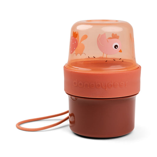 To go 2-way snackbeholder Birdee, Papaya