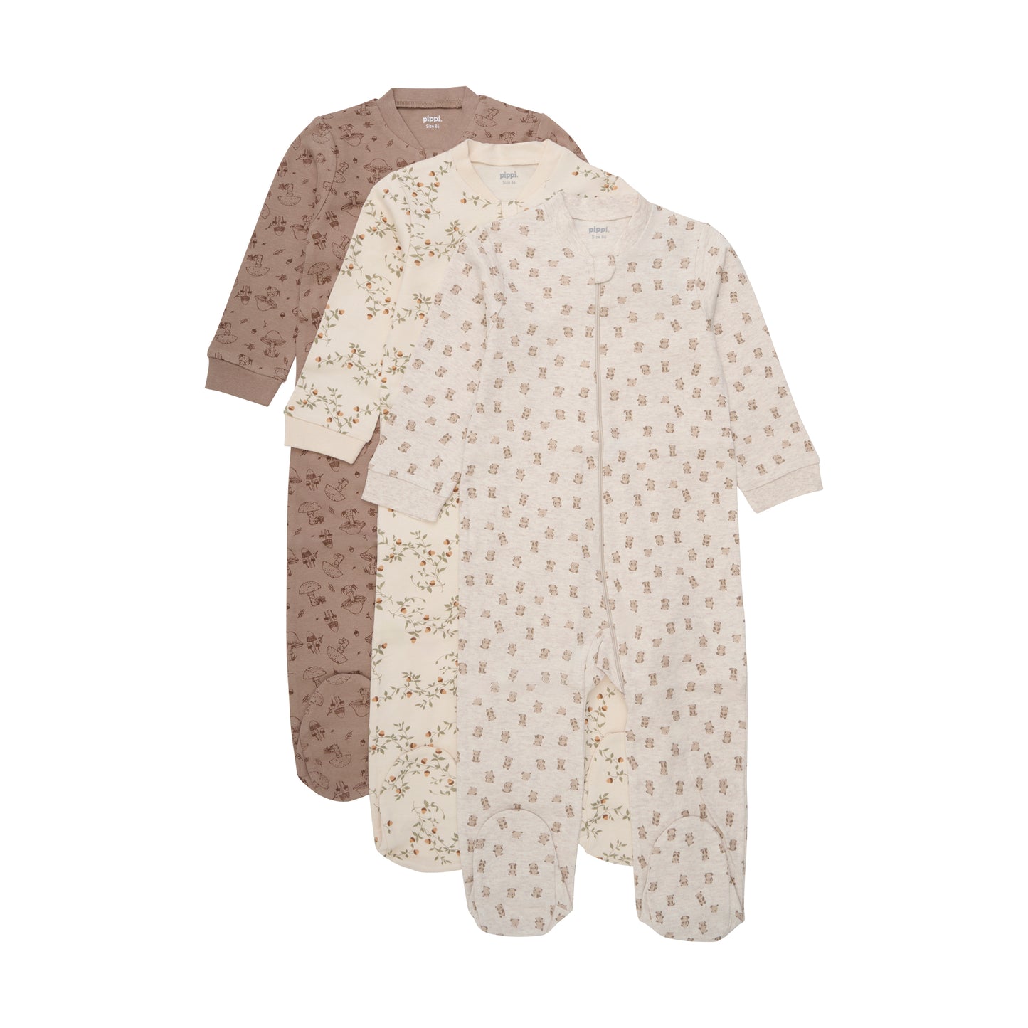 Pysjamas med fot - Off White