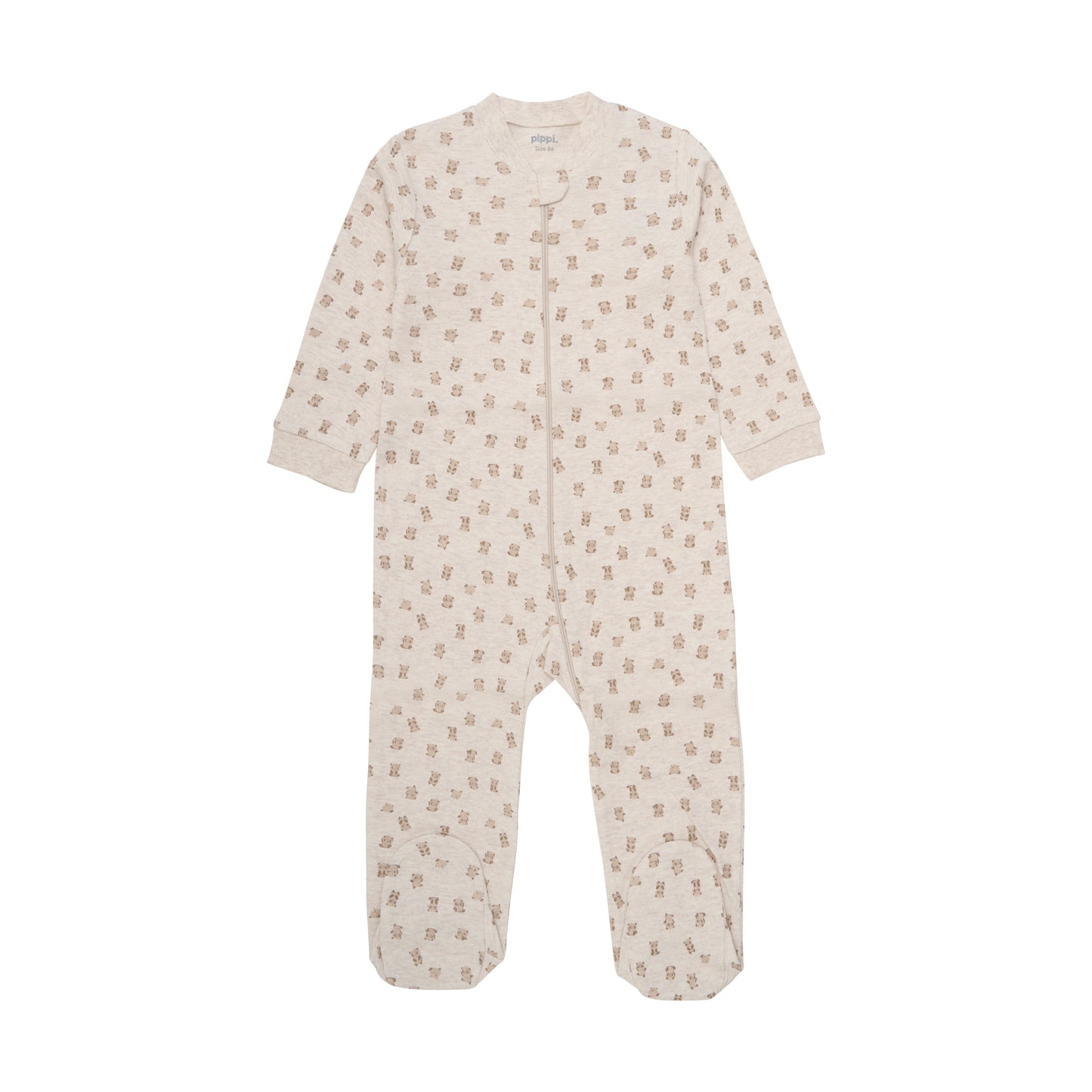 Pysjamas med fot - Off White