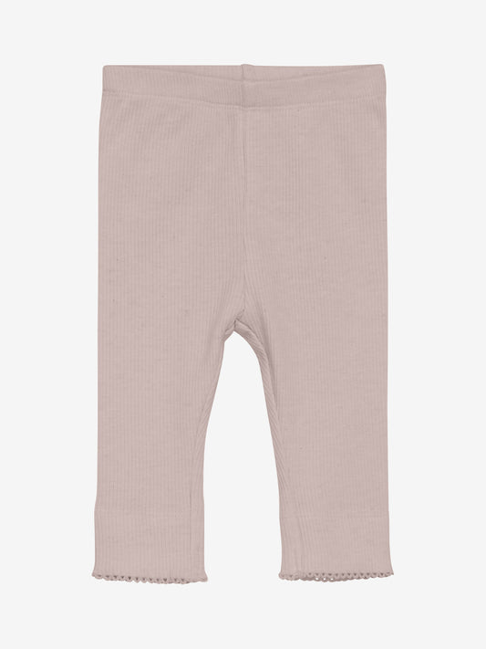 Leggings Melange Rib - Pale Mauve Melange