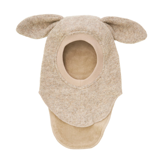 Balaclava Ears Wool - Sand Melange