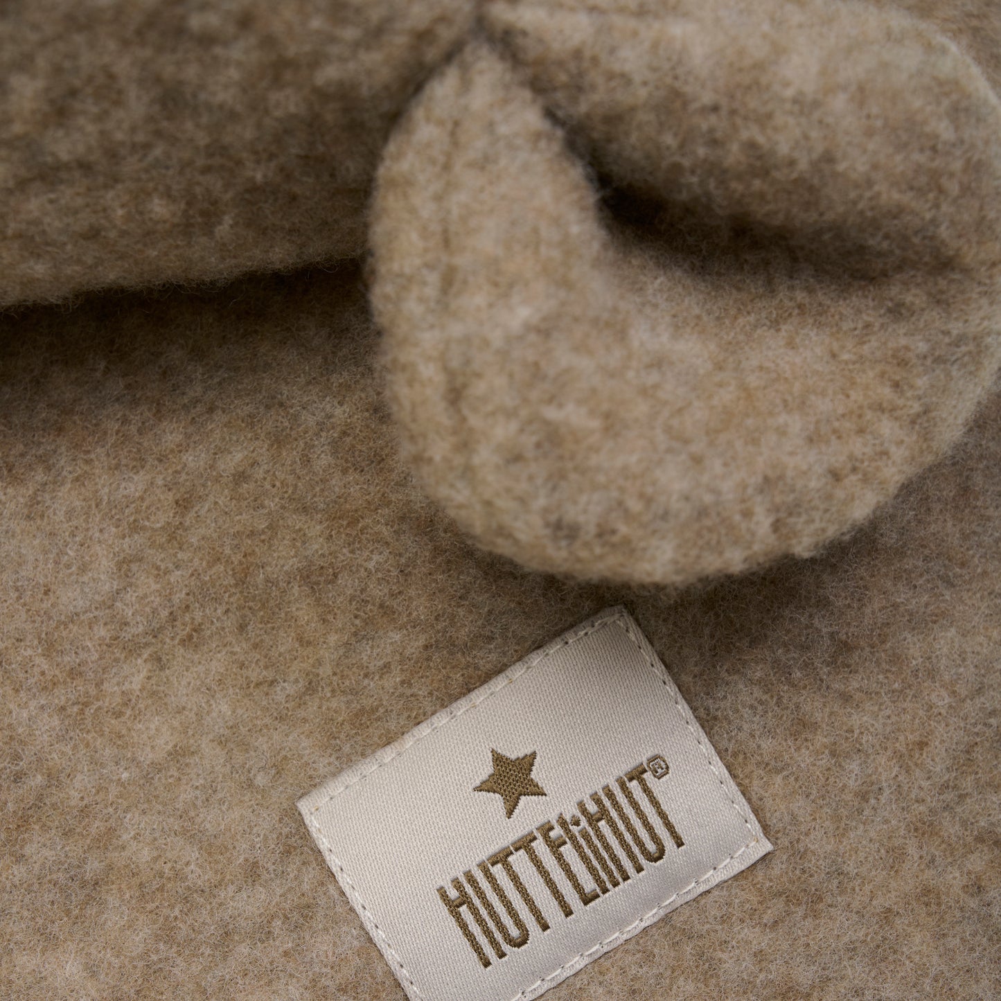 Balaclava Ears Wool Fleece - Savannah Melange
