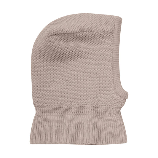 Balaclava Wool Knit Windstop - Sand Melange