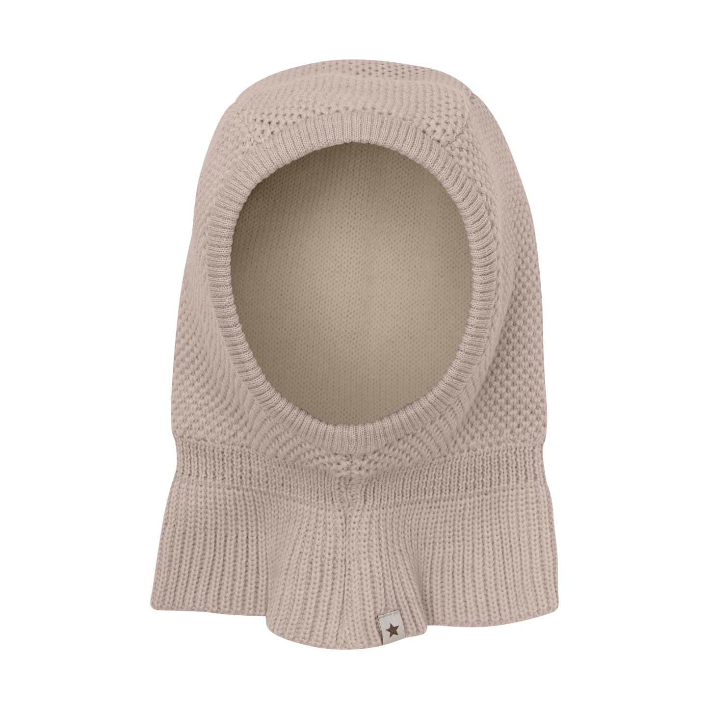 Balaclava Wool Knit Windstop - Sand Melange