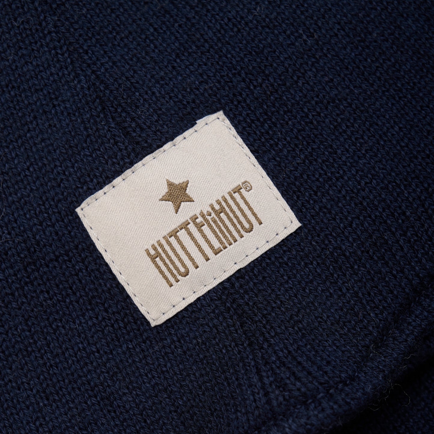 Balaclava Wool Knit Windstop - Dark Navy