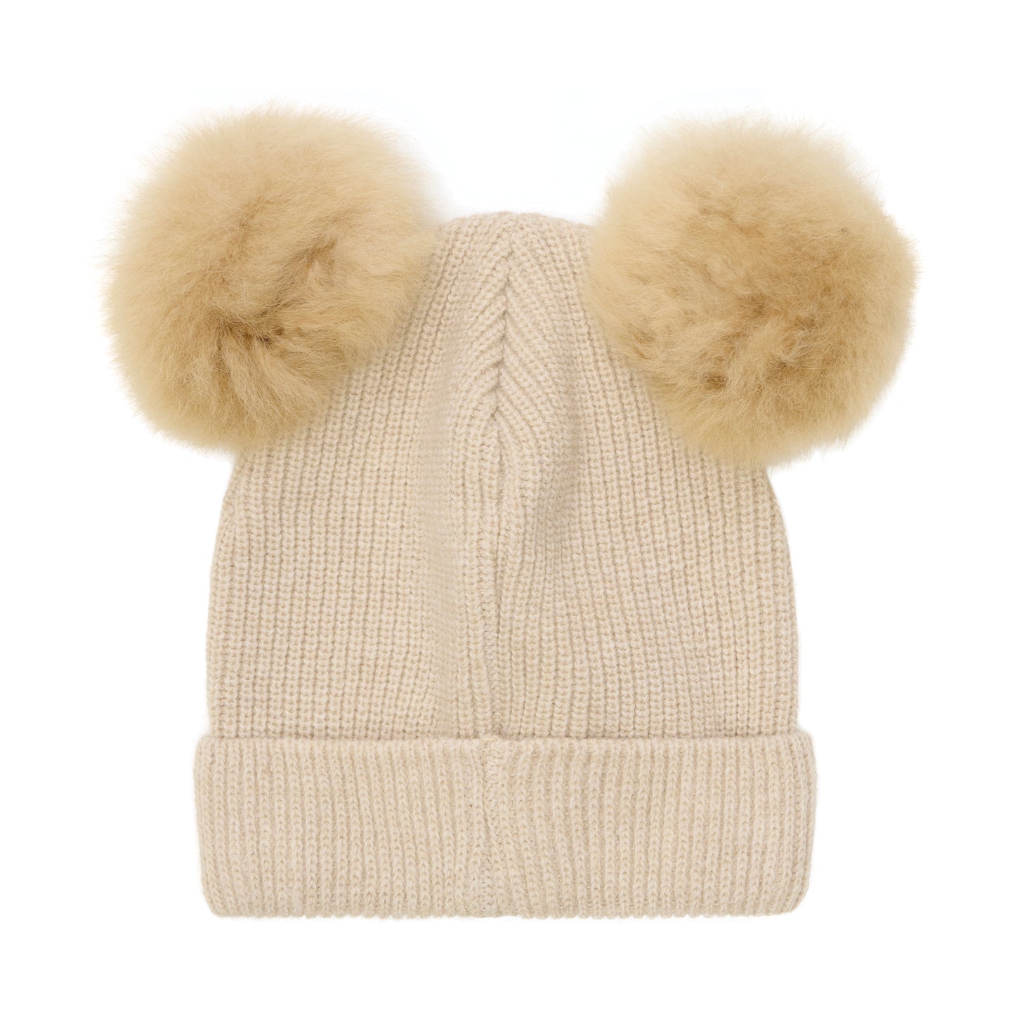 Hat Knit Alpaca - Sand Melange