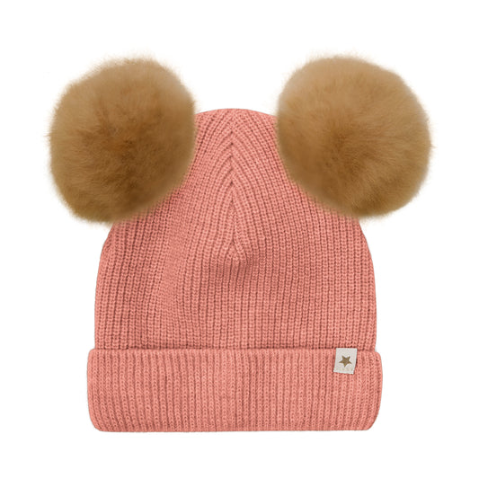 Hat Knit Alpaca - Burlwood
