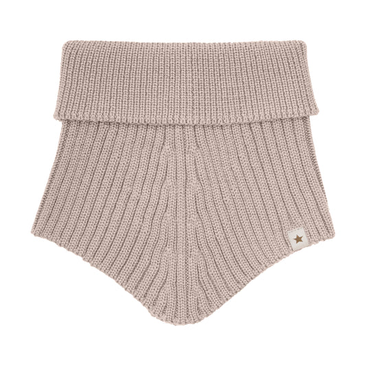 Neck Warmer Wool Knit - Camel Melange