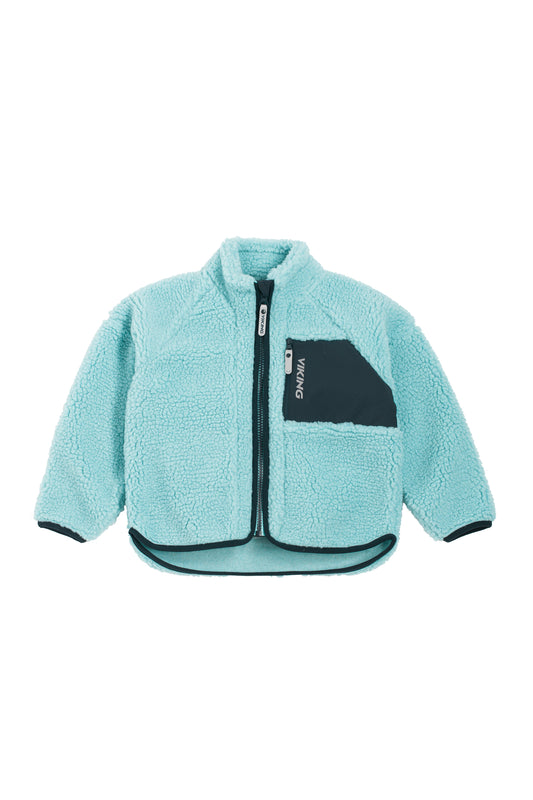 Playtime Pile Midlayer Jacket - Aqua
