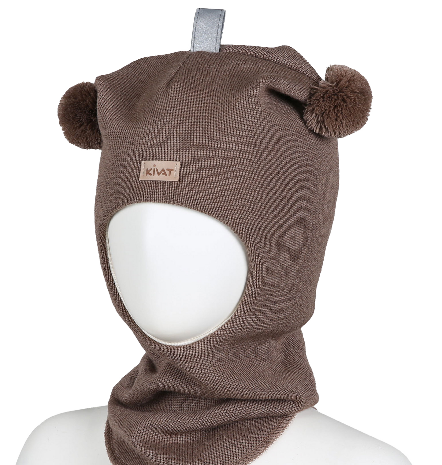 Kivat Balaclava Ull - Mocha
