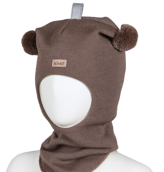 Kivat Balaclava Ull - Mocha