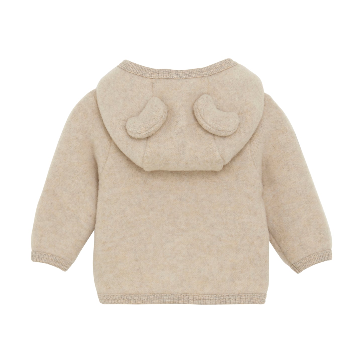 Jacket Ears Wool Fleece - Camel Melange
