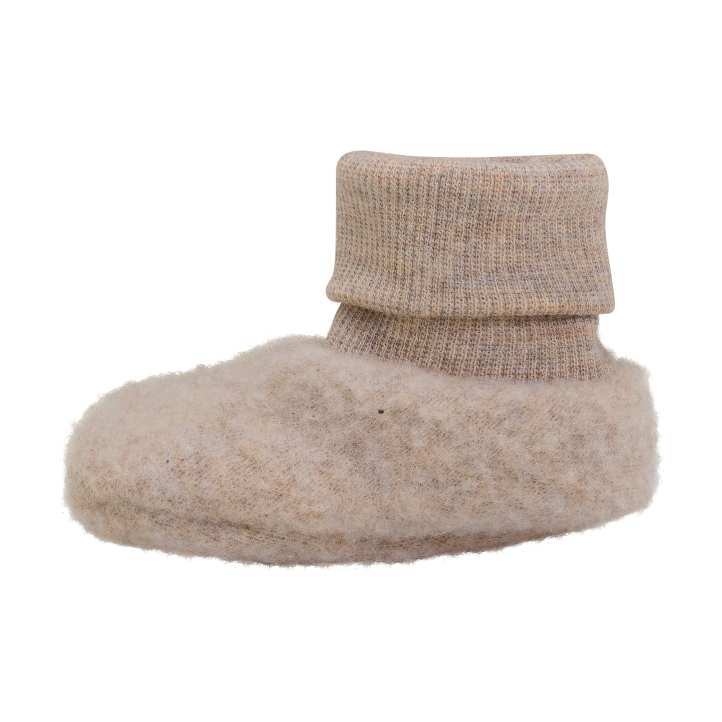Footies Wool Fleece 2-layer - Camel Melange