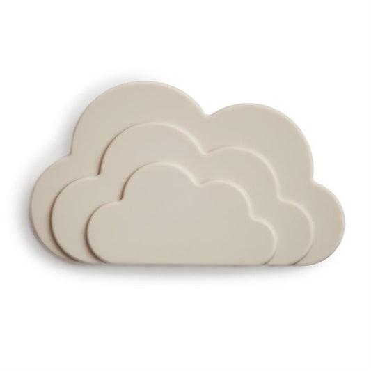 Mushie biteleke Cloud - Gray