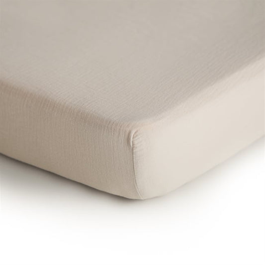 Mushie laken 40x100 - Fog