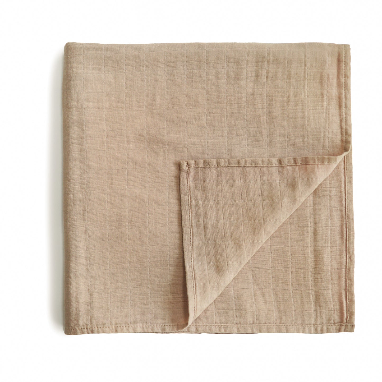 Mushie Swaddle - Pale Taupe