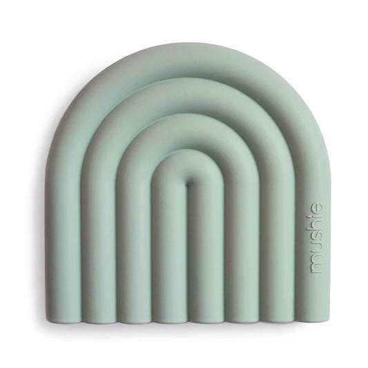 Mushie biteleke Rainbow - Cambridge Blue