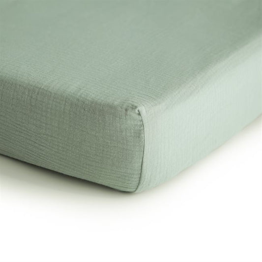 Mushie laken 60x120 - Roman Green