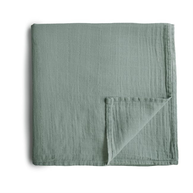 Mushie Swaddle - Roman Green