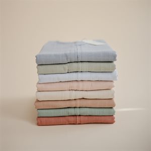 Mushie Muslin Sovepose - lys blå