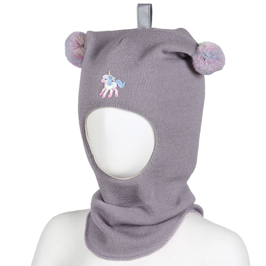 Kivat Balaclava Ull - Unicorn Dusty Lilac