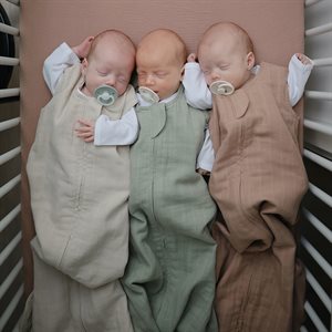 Mushie Muslin Sovepose - Blush